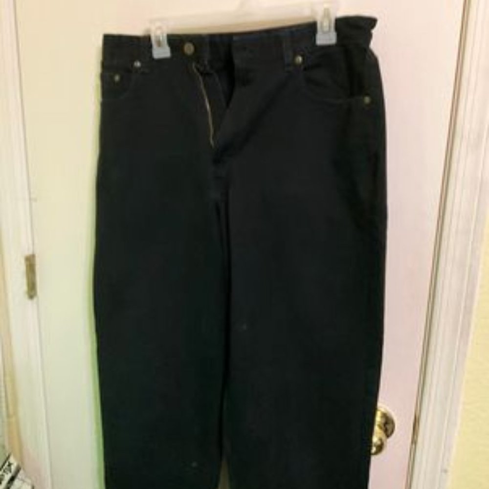 Women's Black Jeans with elastic sides